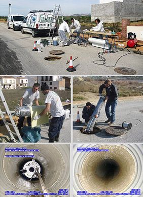 Frasco, Instalaciones y Desatoros personal para reparación de tuberías